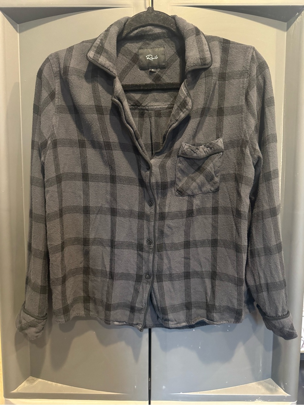 Rails Clara Flannel - Charcoal Onyx